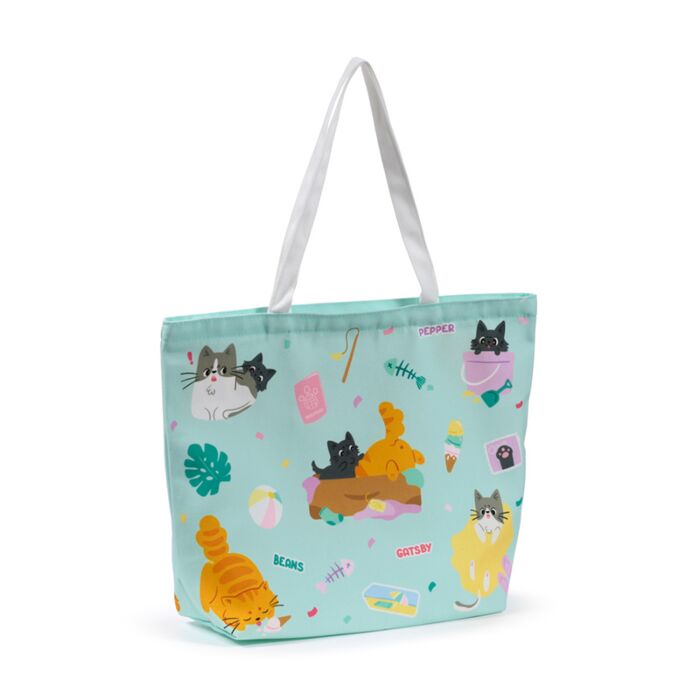 Bolsa de playa Gatos Beans & Co