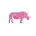 Joyero rinoceronte rosa