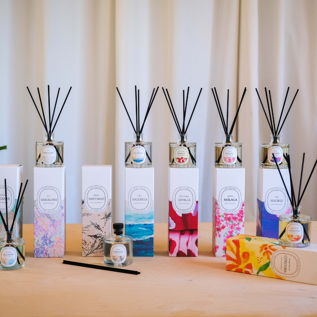 Difusor en sticks. Aroma a Rosa. Colección Barcelona