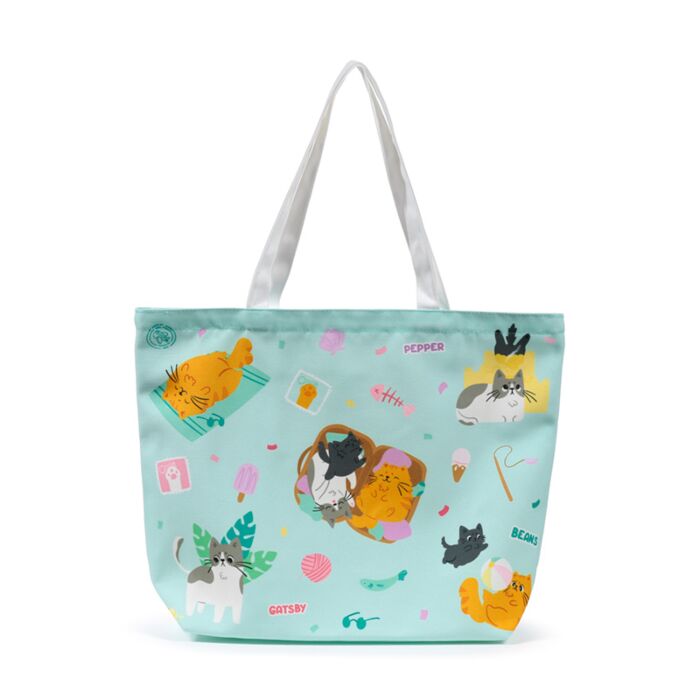 Bolsa de playa Gatos Beans & Co