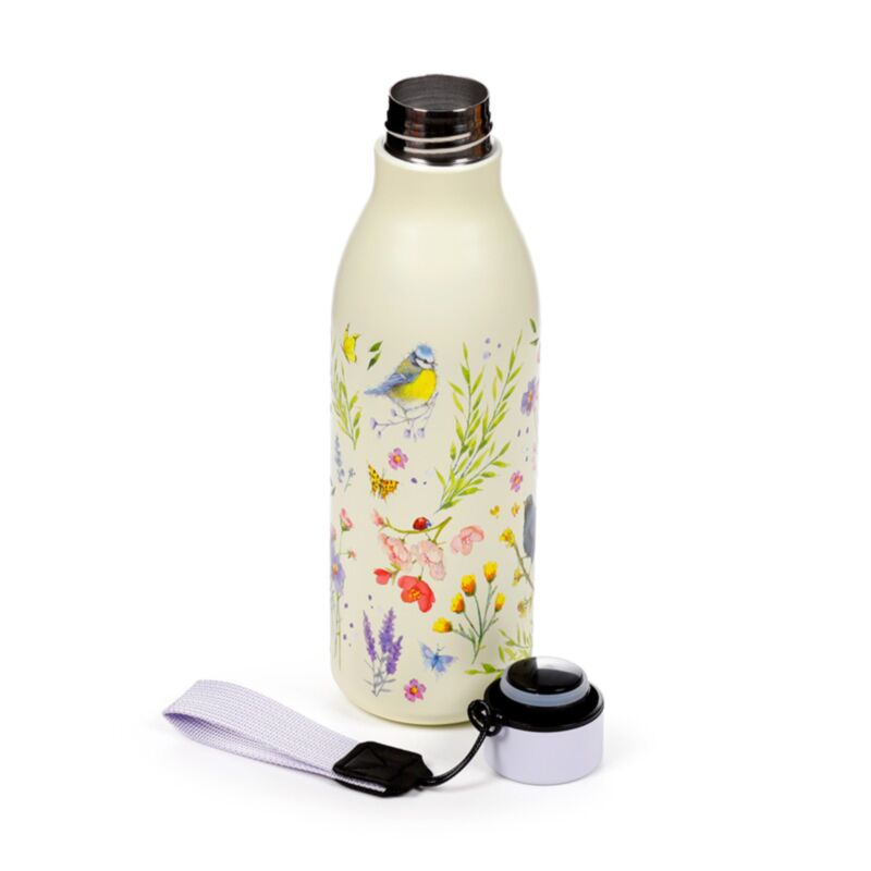 Botella térmica diseño floral