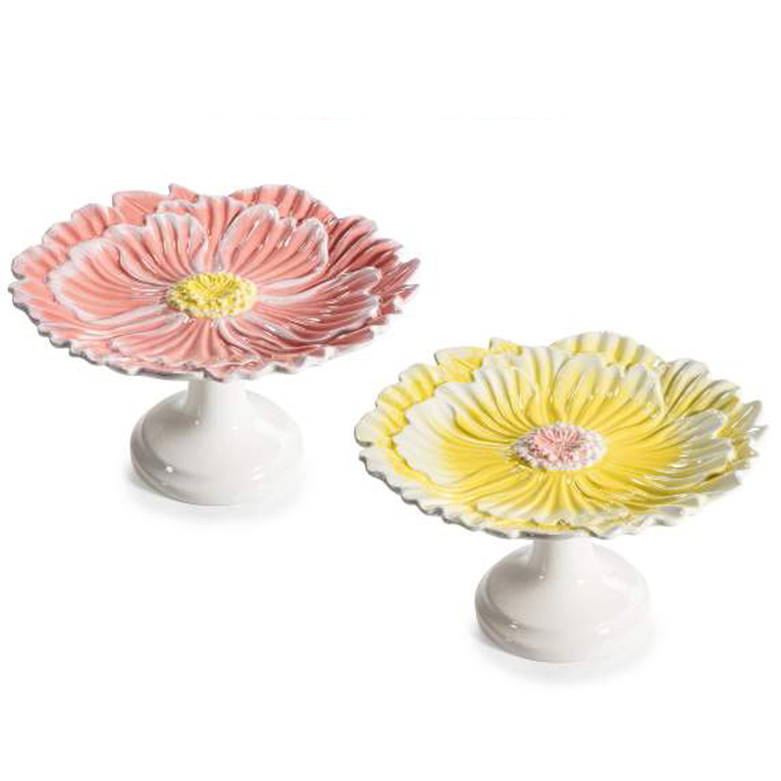 Bandeja para comida con forma de flor