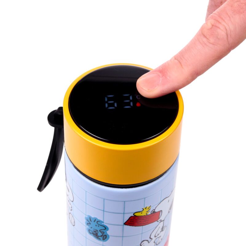 Botella Termo con Termómetro Peanuts Snoopy & Woodstock