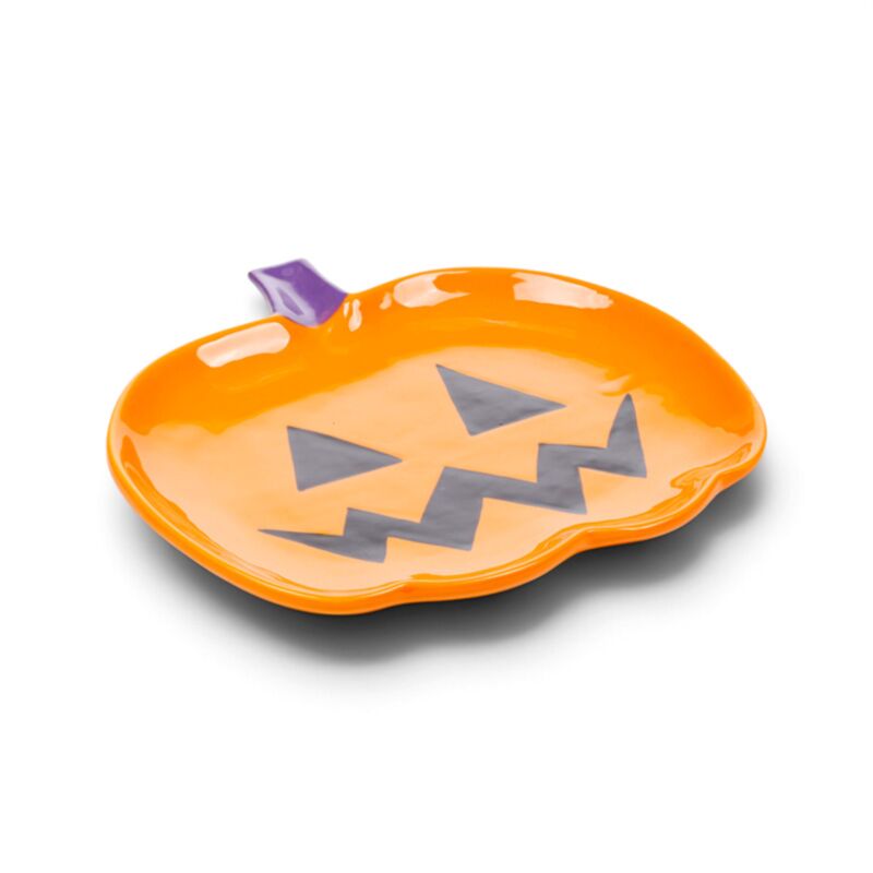 Plato de cerámica diseño calabaza