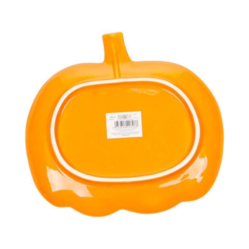 Plato de cerámica diseño calabaza
