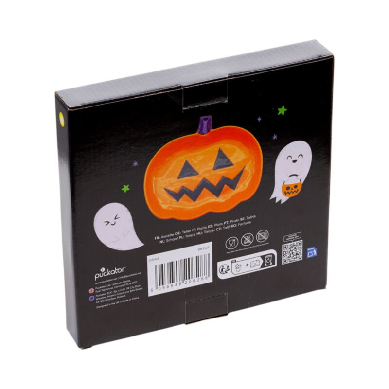 Plato de cerámica diseño calabaza