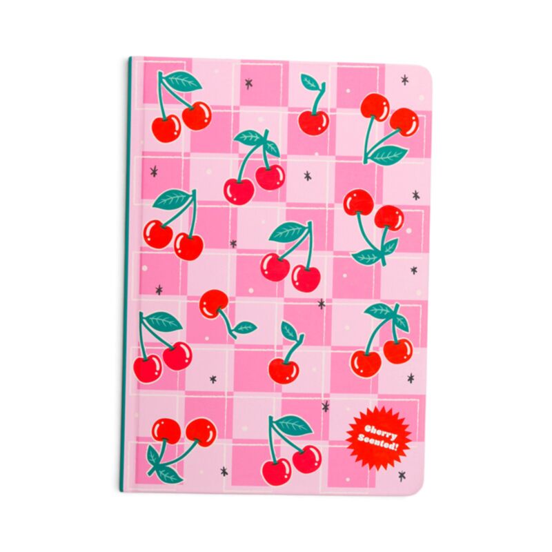 Libreta diseño cerezas