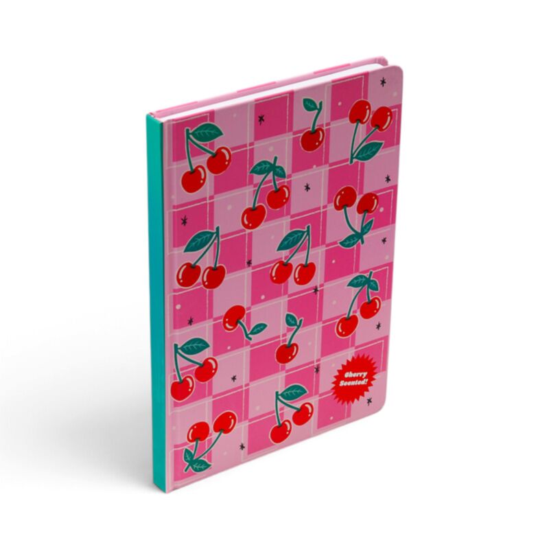 Libreta diseño cerezas