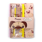 Cuaderno mas estuche pug