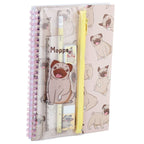 Cuaderno mas estuche pug