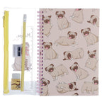 Cuaderno mas estuche pug