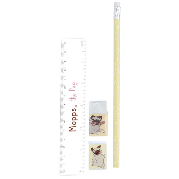 Cuaderno mas estuche pug