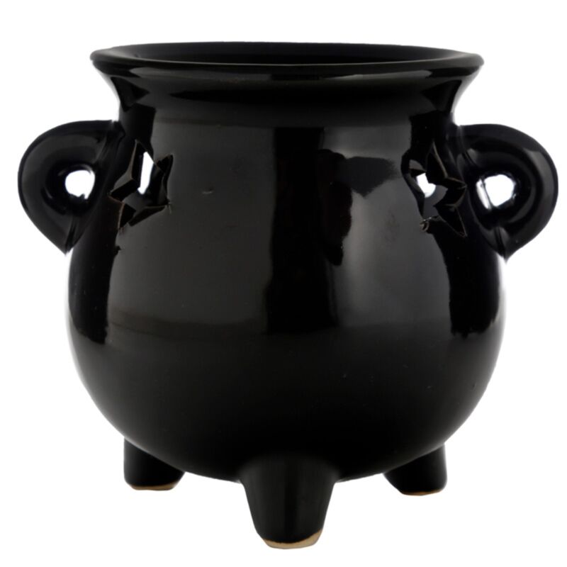 Quemador de aceite caldero negro