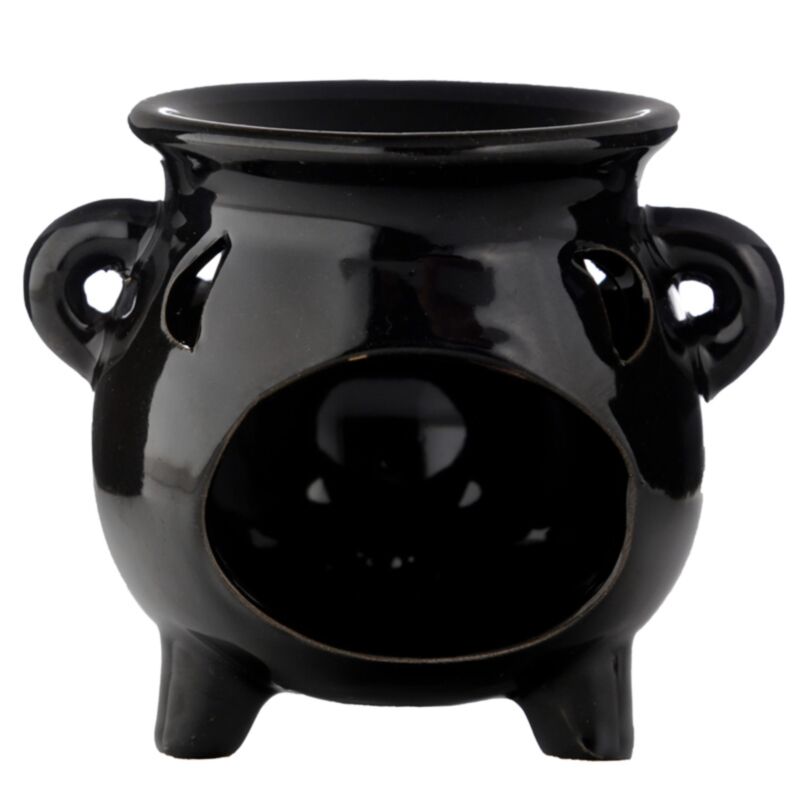 Quemador de aceite caldero negro