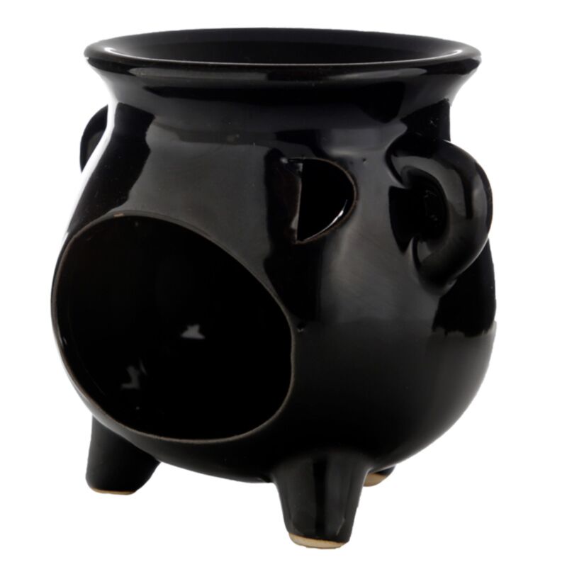 Quemador de aceite caldero negro