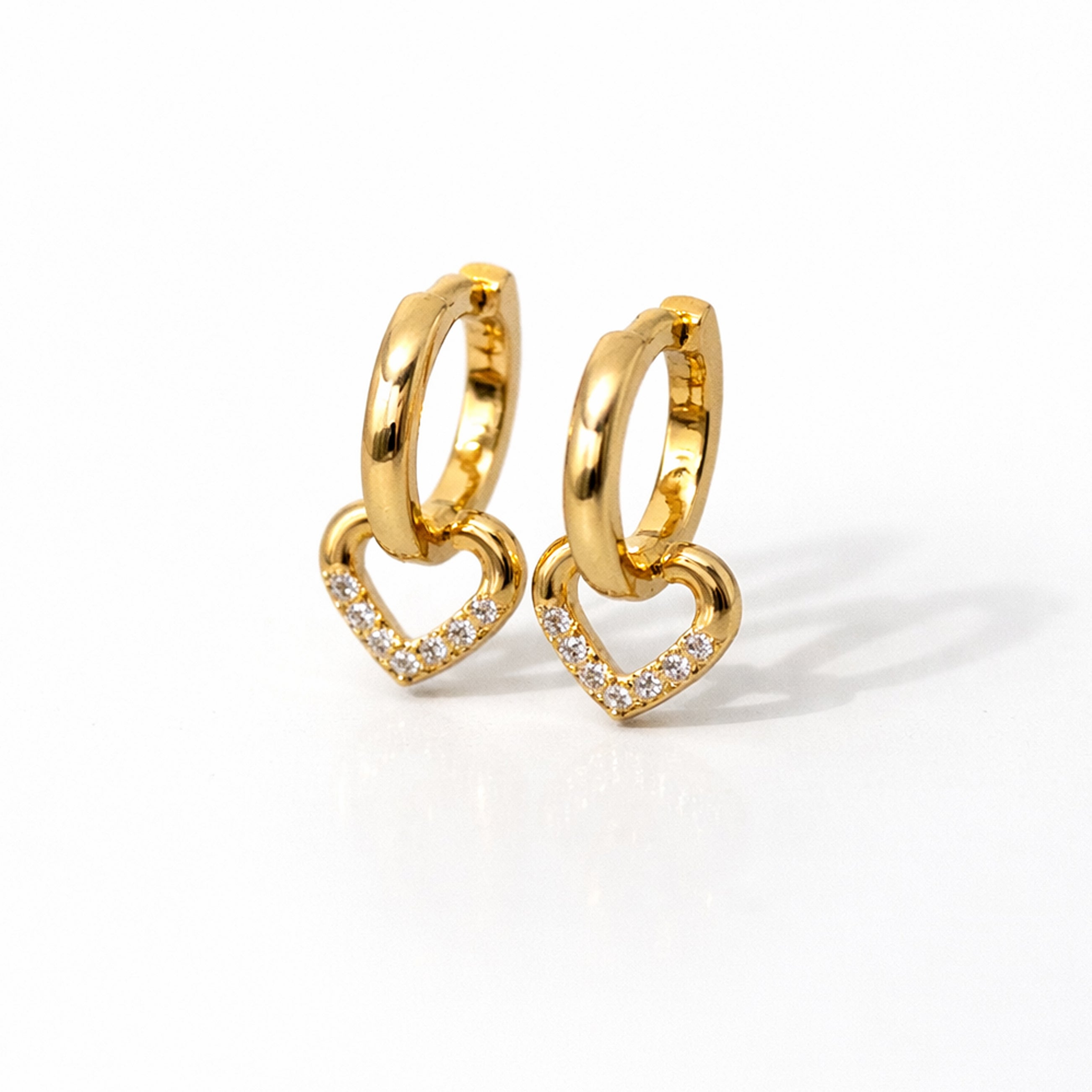 Pendientes susurro de amor