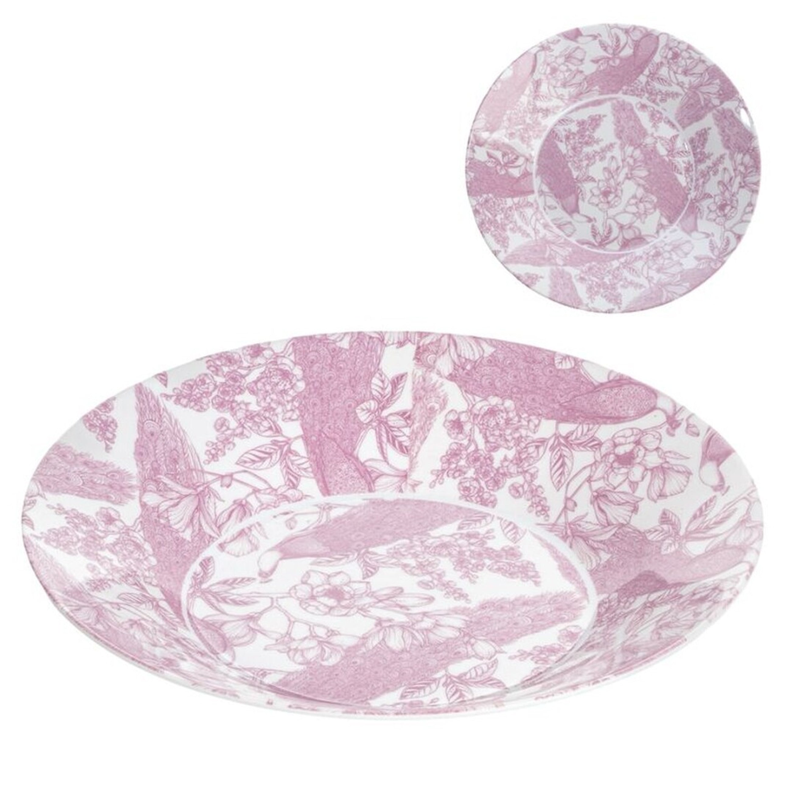 Plato hondo Elegance malva