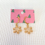 Pendientes copo de nieve