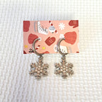 Pendientes copo de nieve