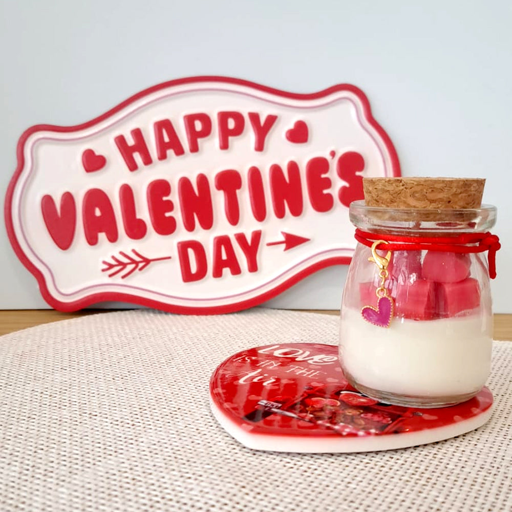 Letrero Feliz San Valentín