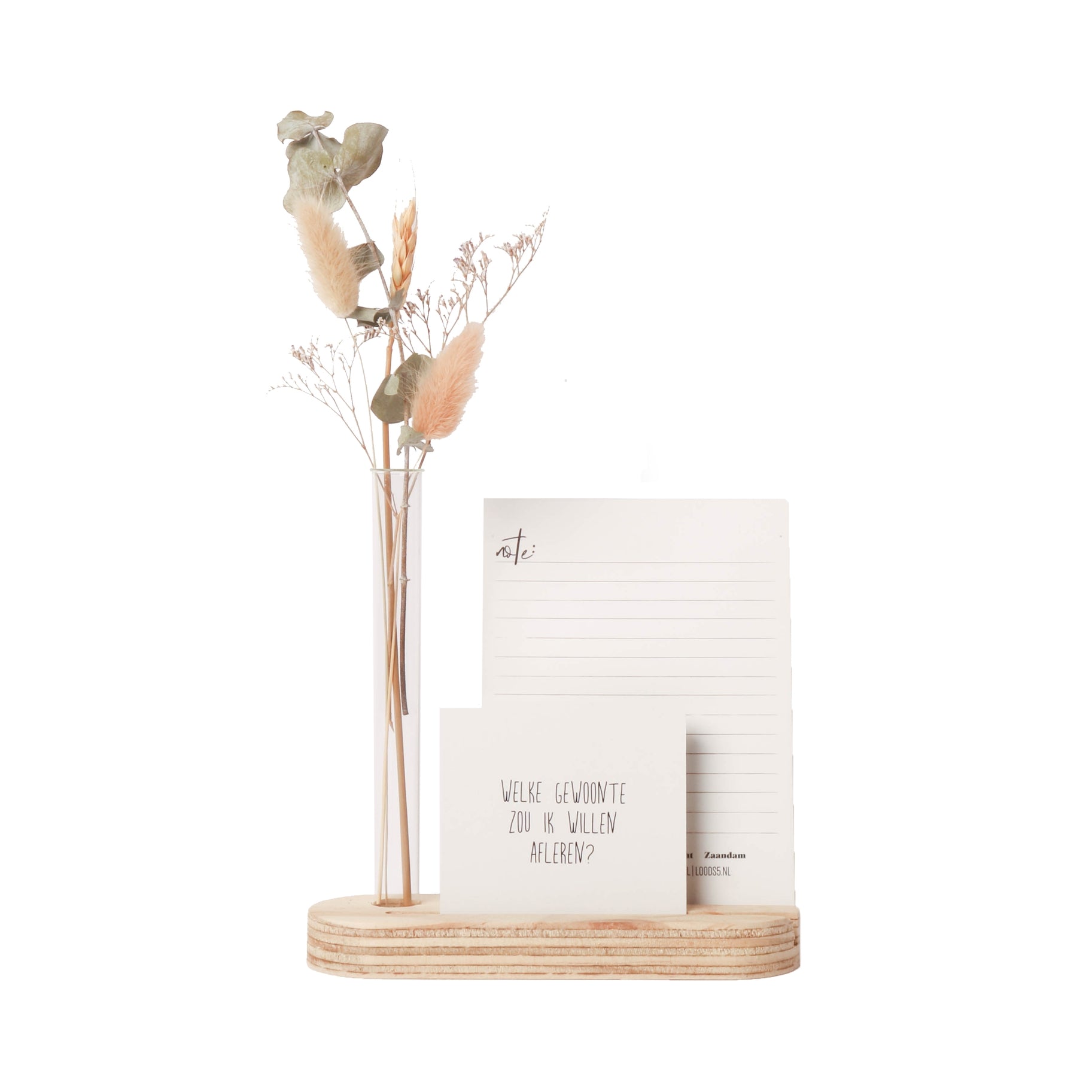 Soporte para flores y tarjetas