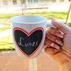 Taza con pizarra