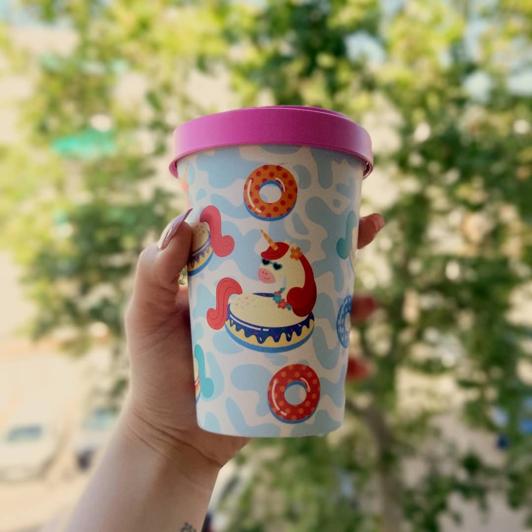 vaso para llevar